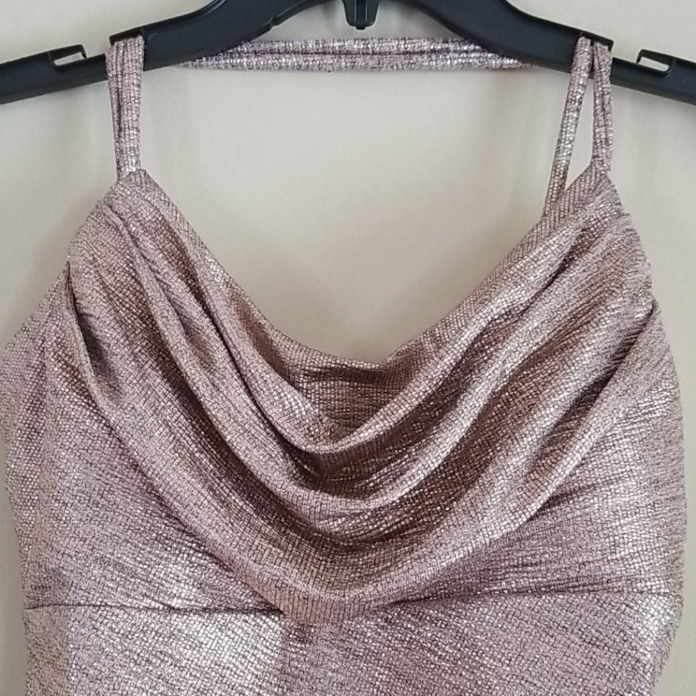 Morgan & Co. Sleeveless Sparkle Midi Dress Size 5 - Picture 9 of 16